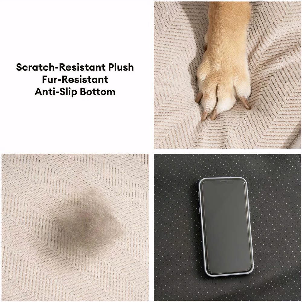 Joint Care Extra Wide Non-Slip High-Bounce Pet Stairs-Easy Climb Ramp