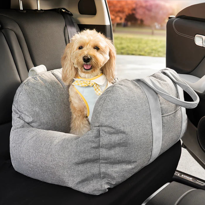 Anti-Scratch Portable Dog Car Seat Bed