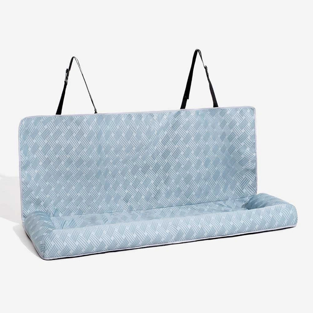 IceWeave Cooling Bolster Back Seat Dog Bed