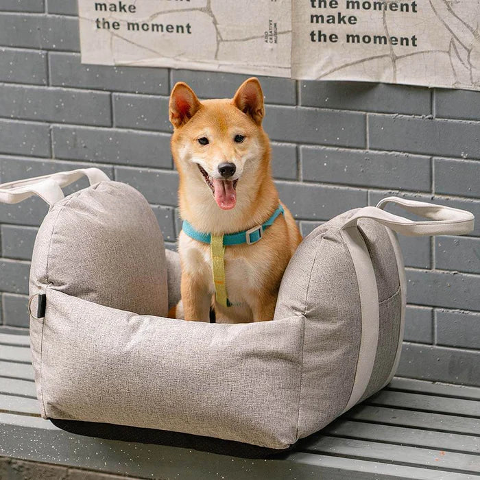 Anti-Scratch Portable Dog Car Seat Bed