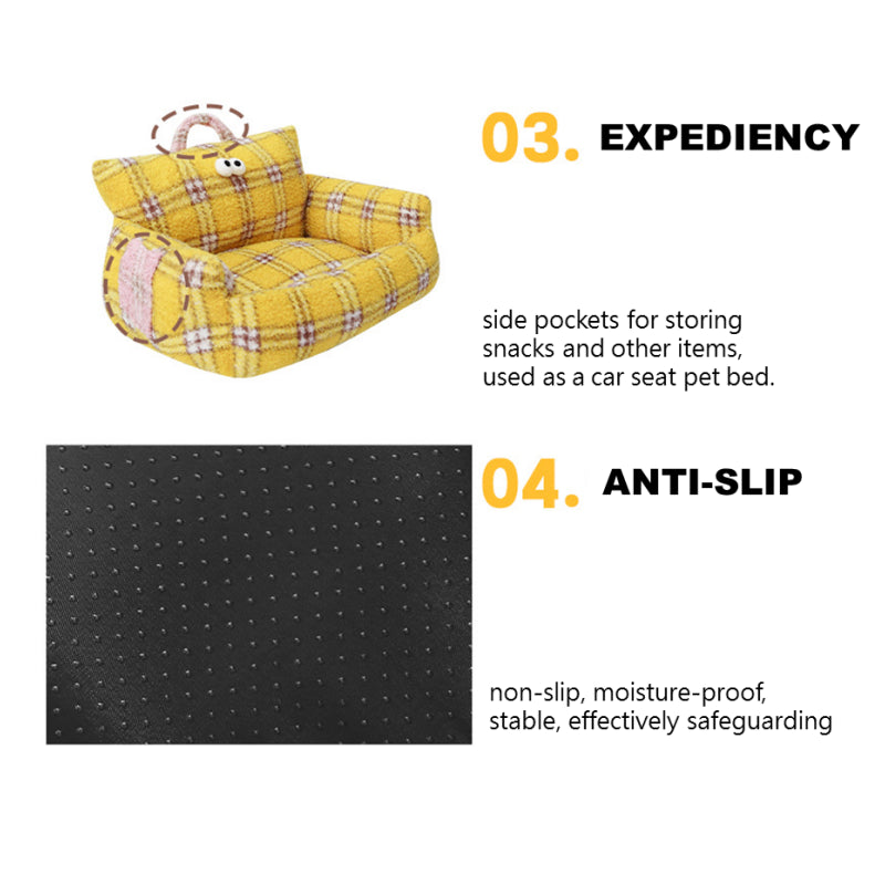 British Style Terry Pet Sofa Bed