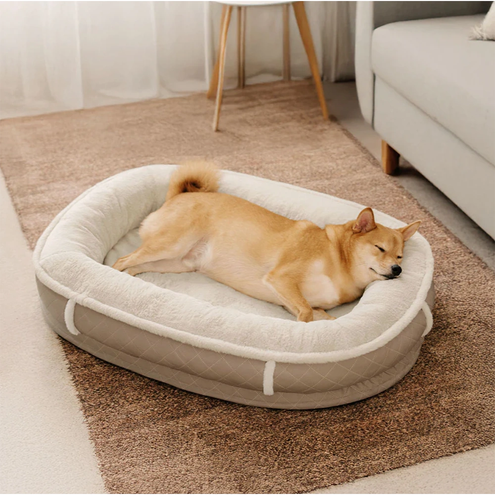 Faux Leather Luxe Orthopedic Donut Bed
