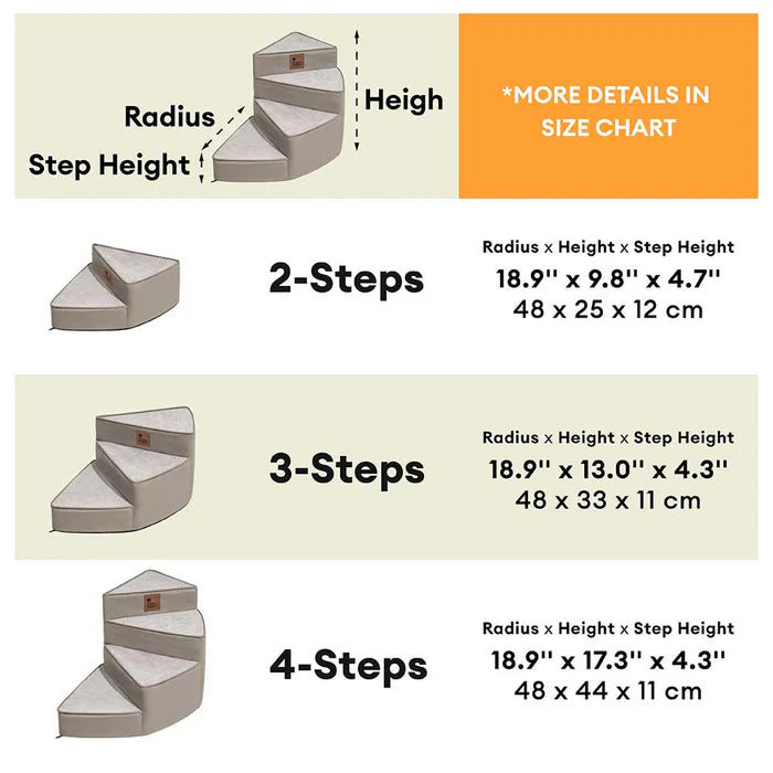 Water-Repellent Faux Leather Pet Dog Ramp Stairs