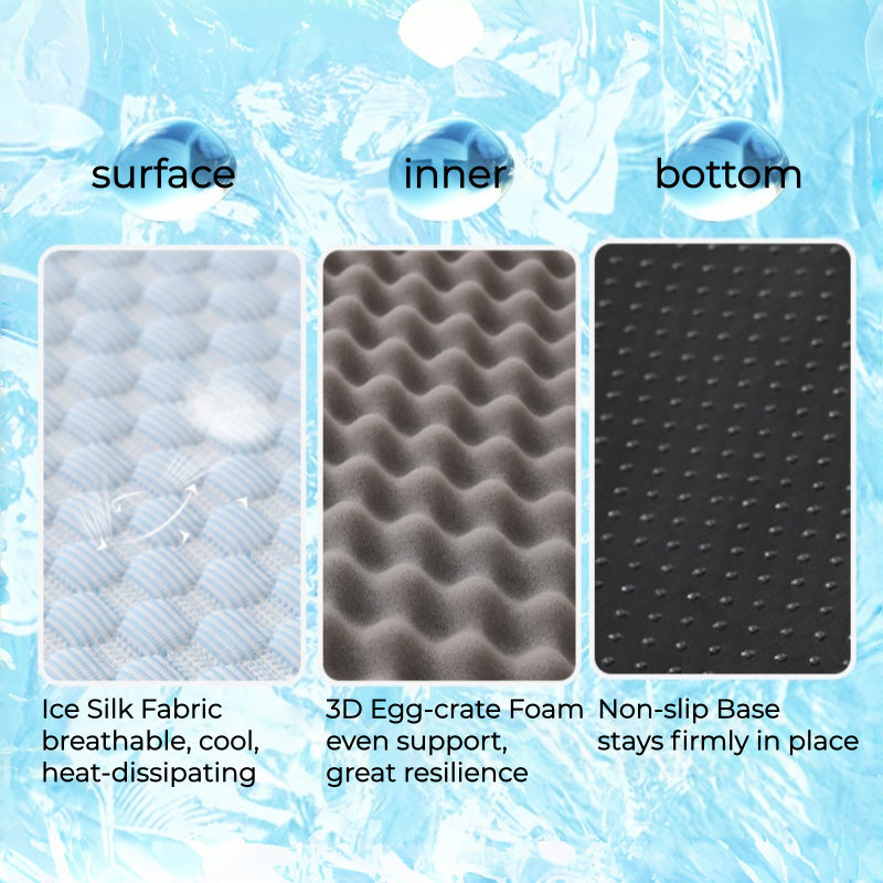 IceWeave Cooling Bolster Dog Mat
