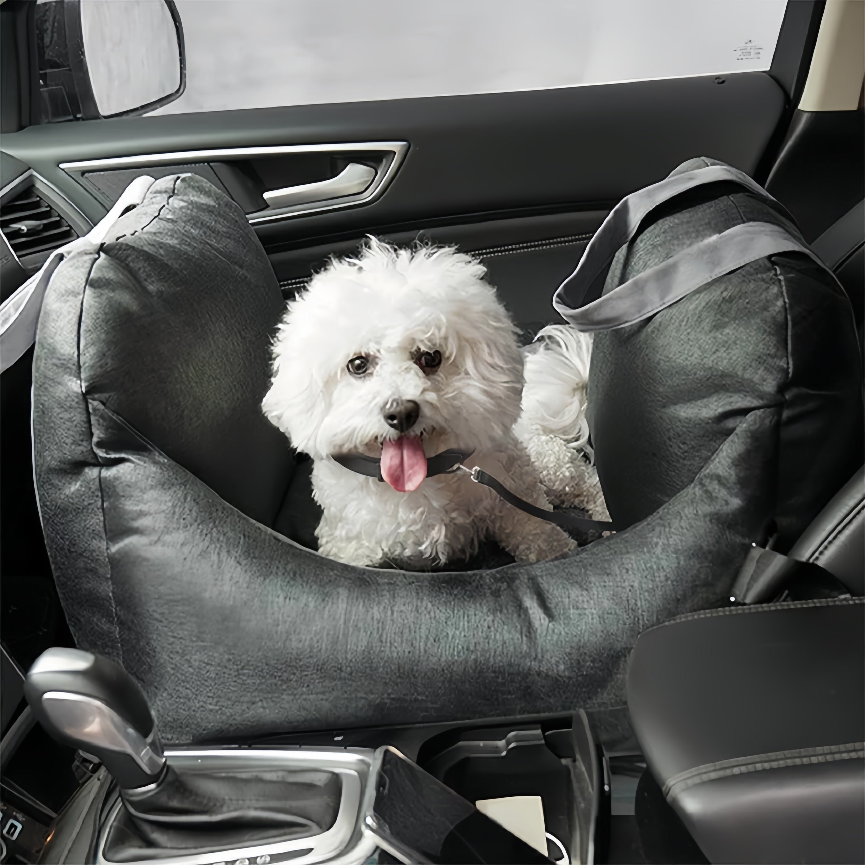 Anti-Scratch Portable Dog Car Seat Bed