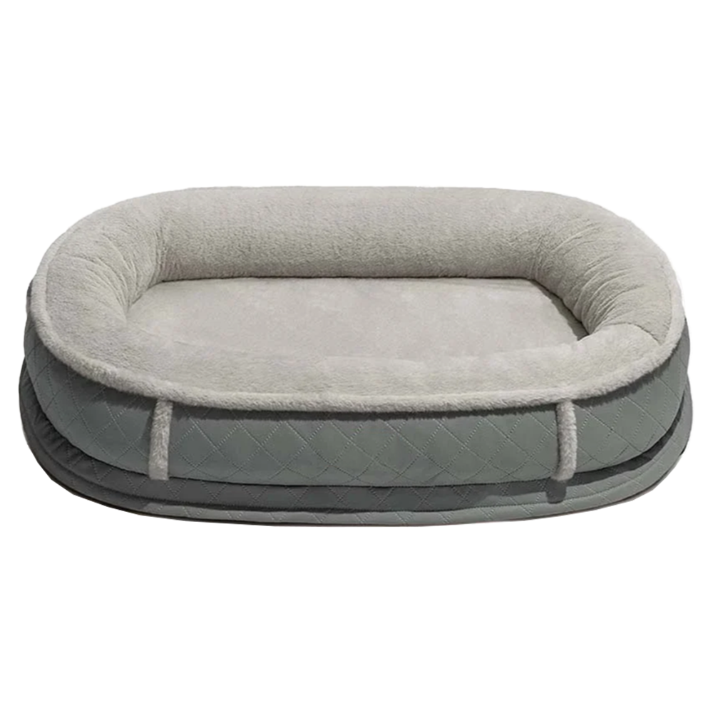 Faux Leather Luxe Orthopedic Donut Bed
