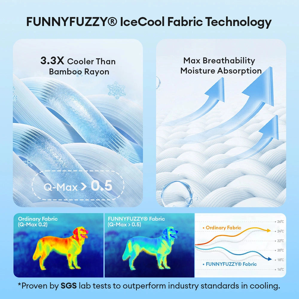 Cooling Scratch-resistant Spine Protection Large Washable Pet Cushion Bed