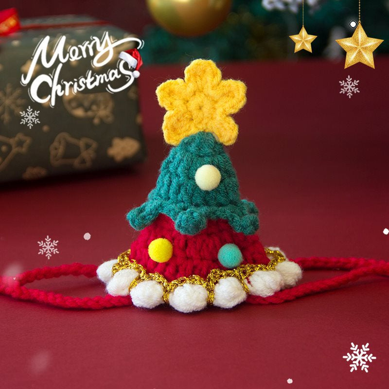 Knitted Christmas Tree Hat