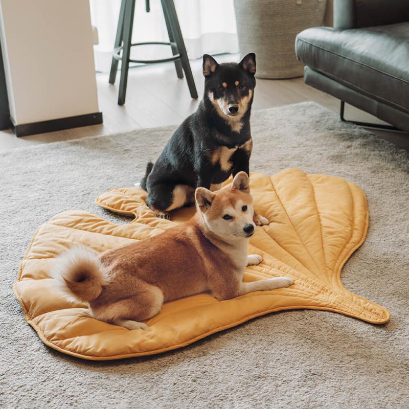 Yellow Leaf Dog Blanket