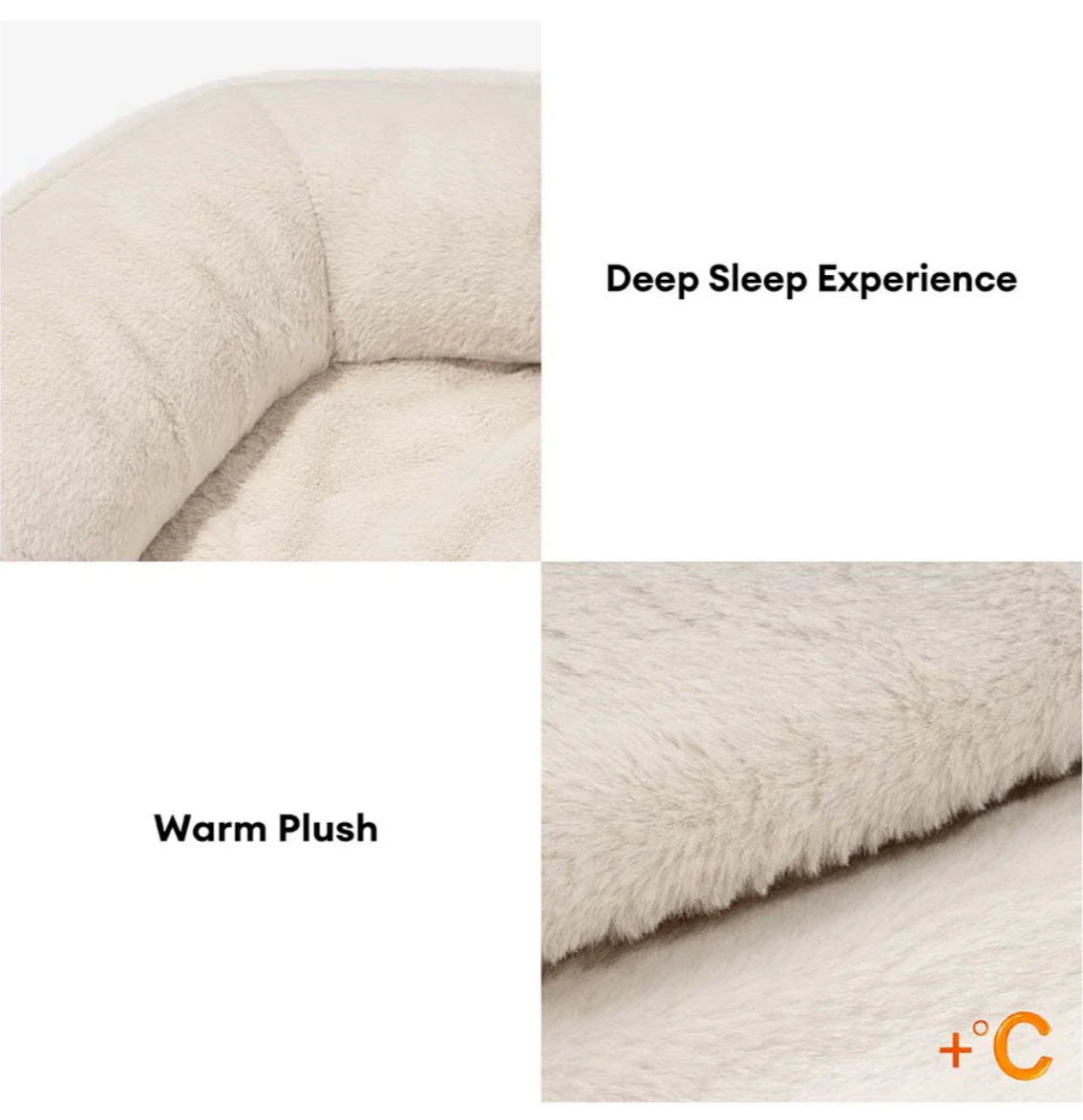 Faux Leather Luxe Orthopedic Donut Bed