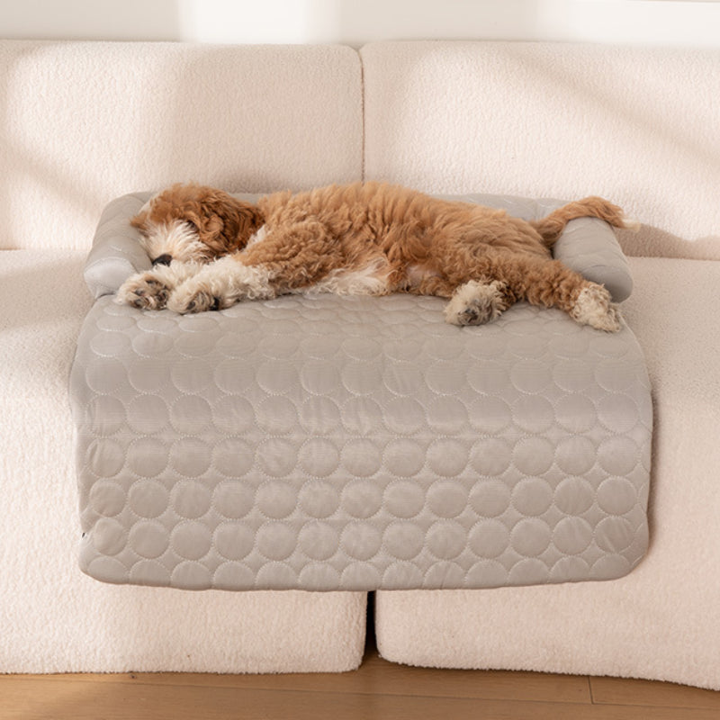 IceWeave Cooling Bolster Blanket Dog Couch Protector