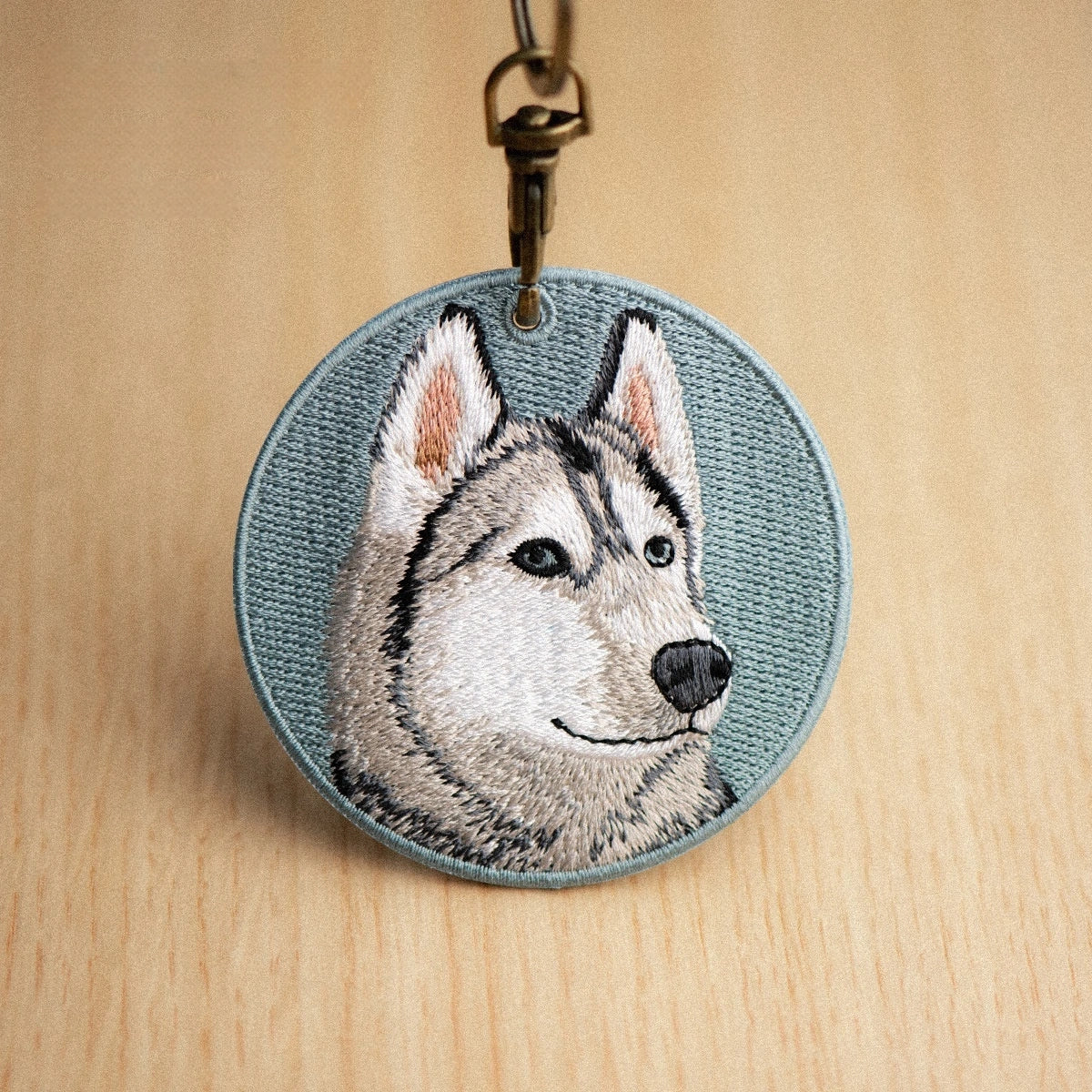 Pet Embroidery Keychain