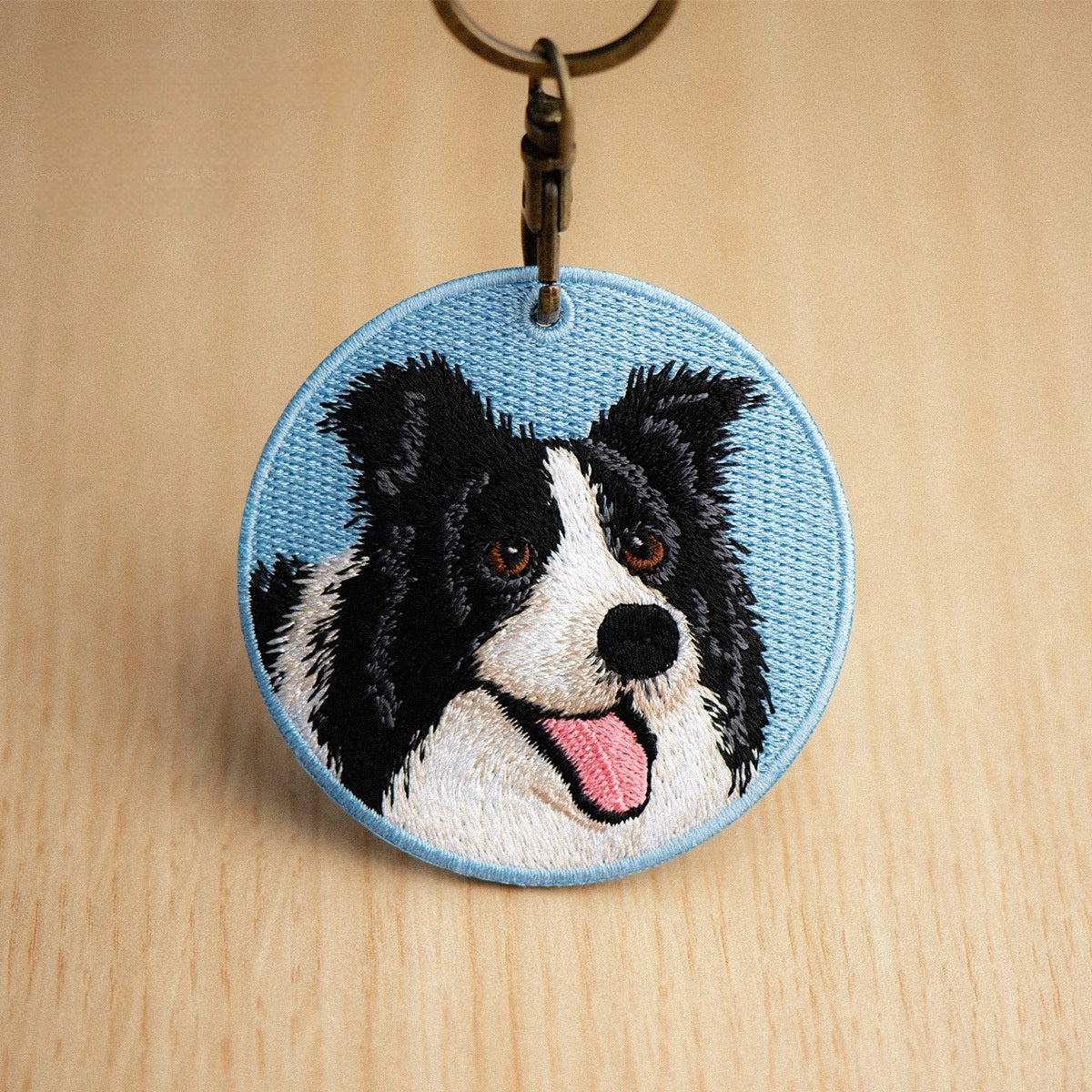 Pet Embroidery Keychain