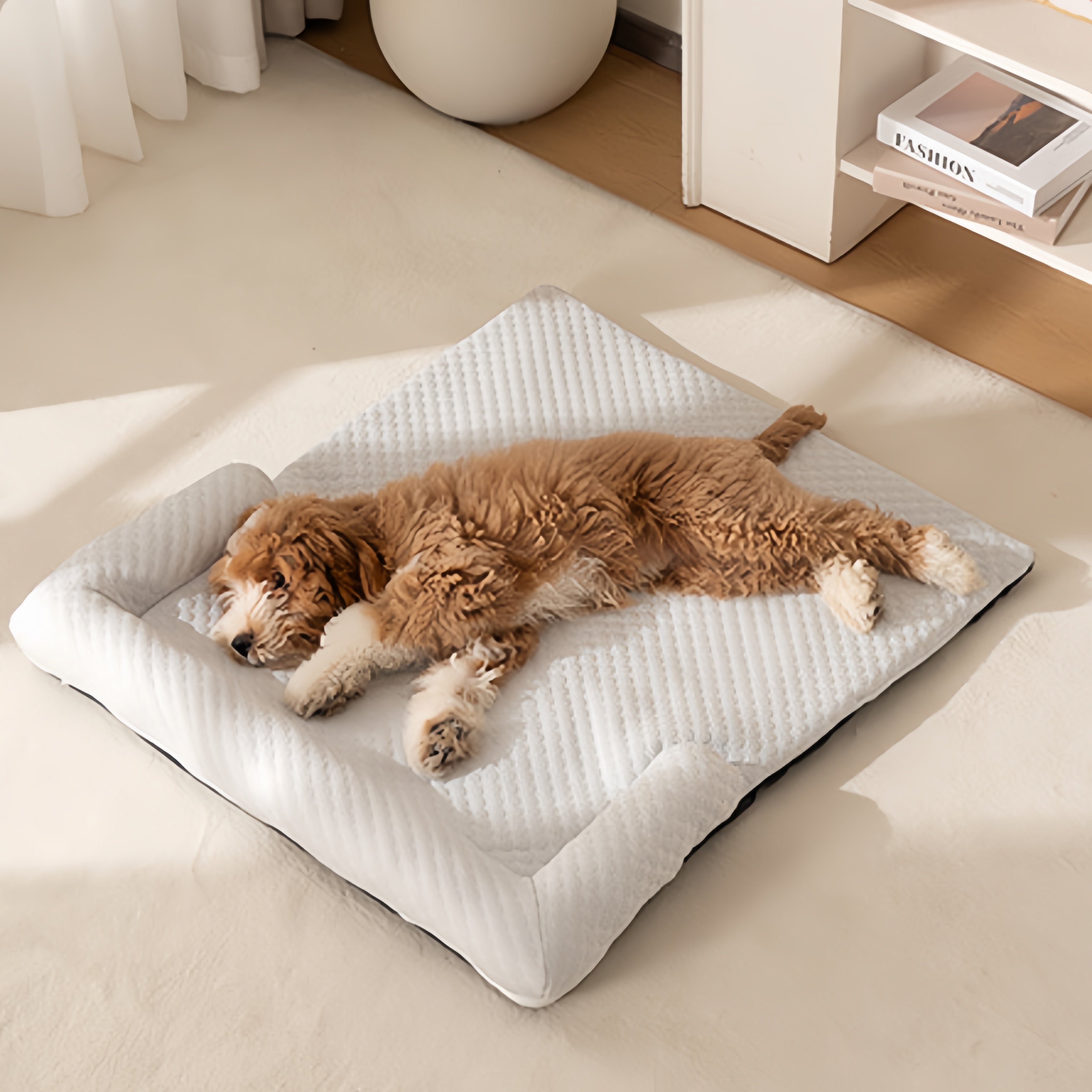 IceWeave Cooling Bolster Blanket Dog Couch Protector