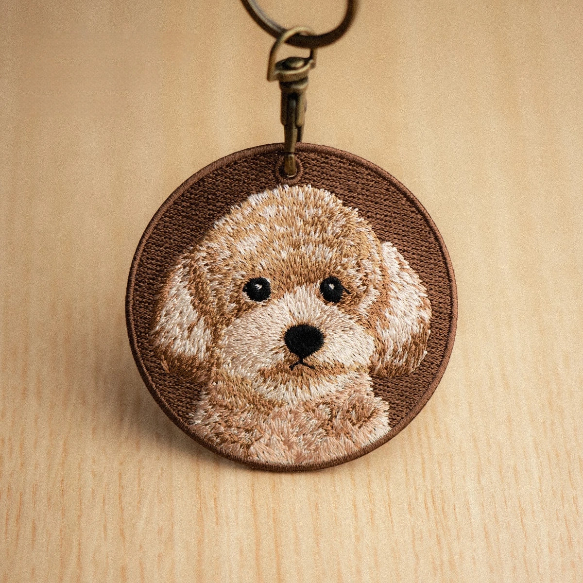 Pet Embroidery Keychain