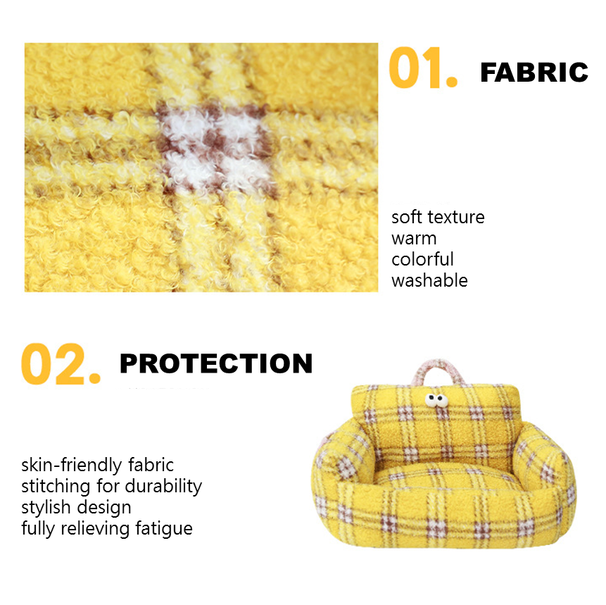 British Style Terry Pet Sofa Bed