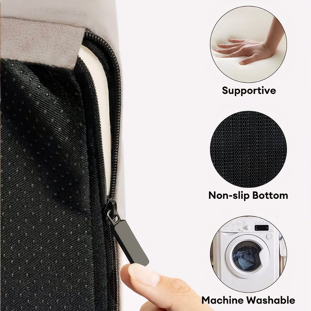 Joint Care Extra Wide Non-Slip High-Bounce Pet Stairs-Easy Climb Ramp