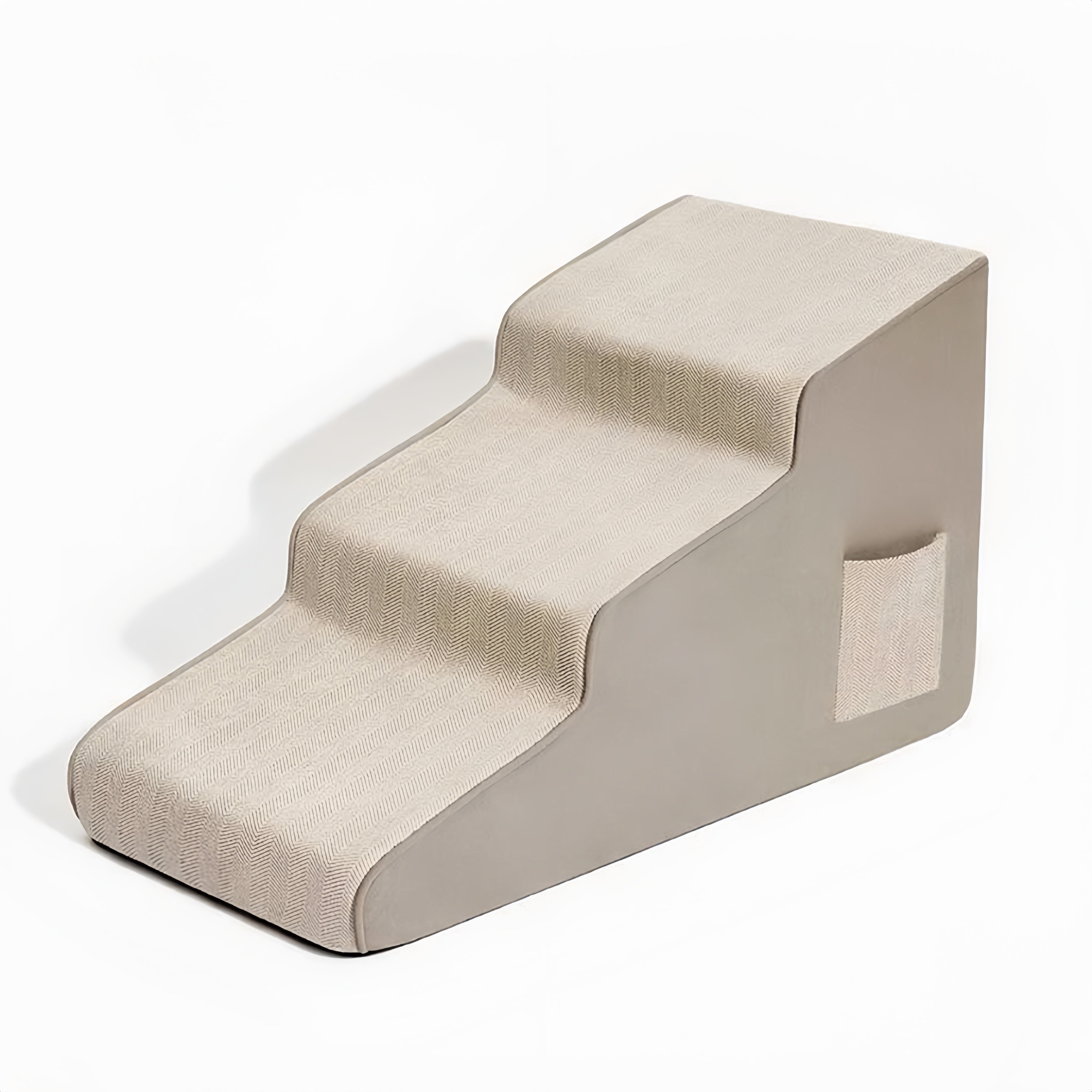 Joint Care Extra Wide Non-Slip High-Bounce Pet Stairs-Easy Climb Ramp