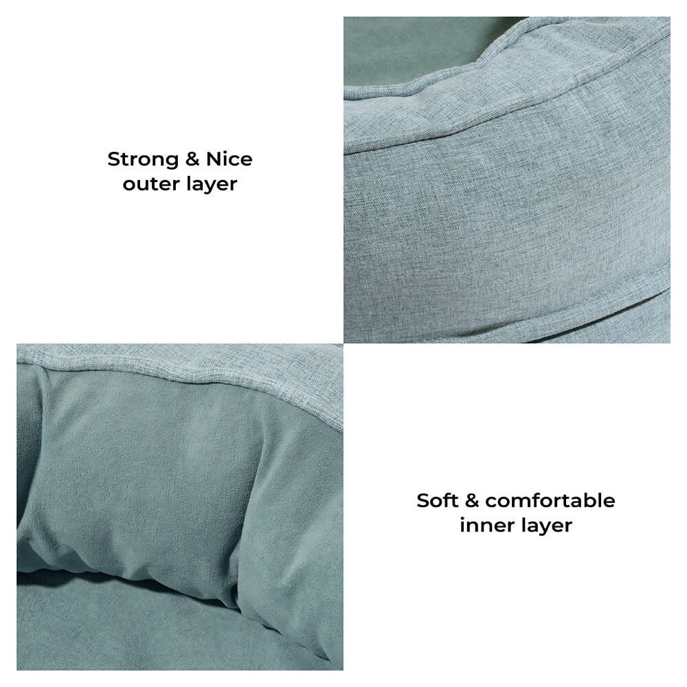 Lake Green Donut Orthopedic Dog Bed
