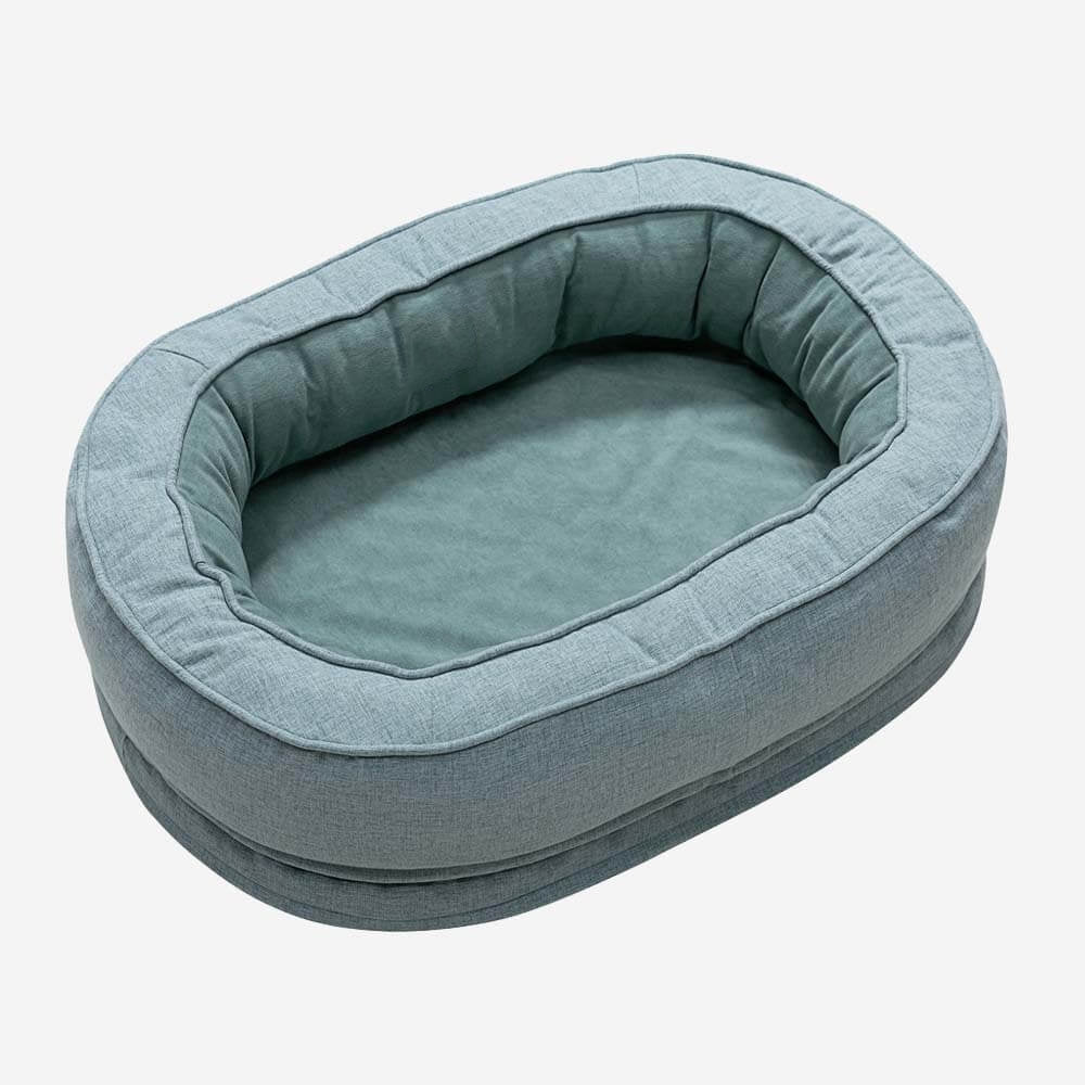 Lake Green Donut Orthopedic Dog Bed