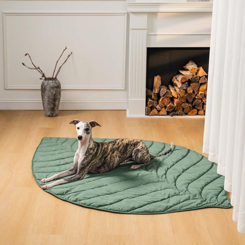 Green Leaf Jumbo Dog Blanket