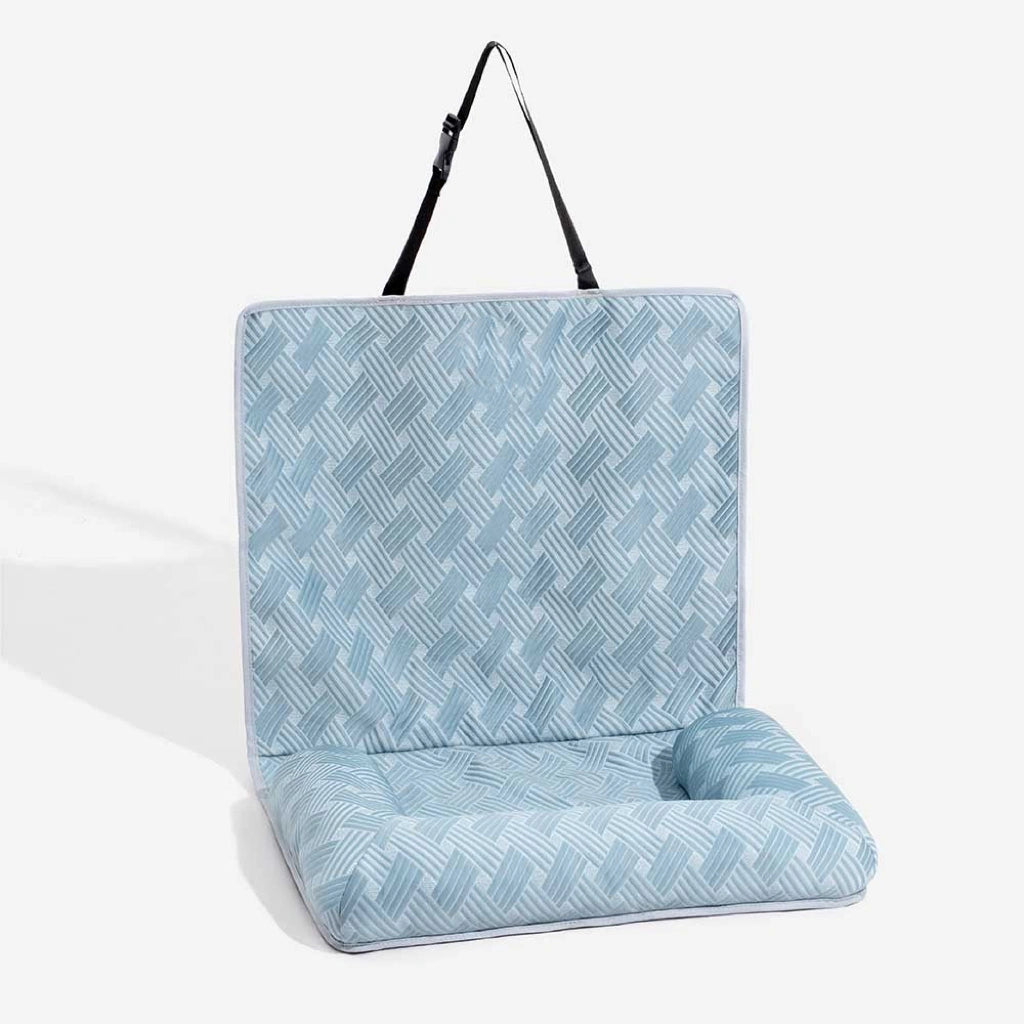 IceWeave Cooling Bolster Back Seat Dog Bed