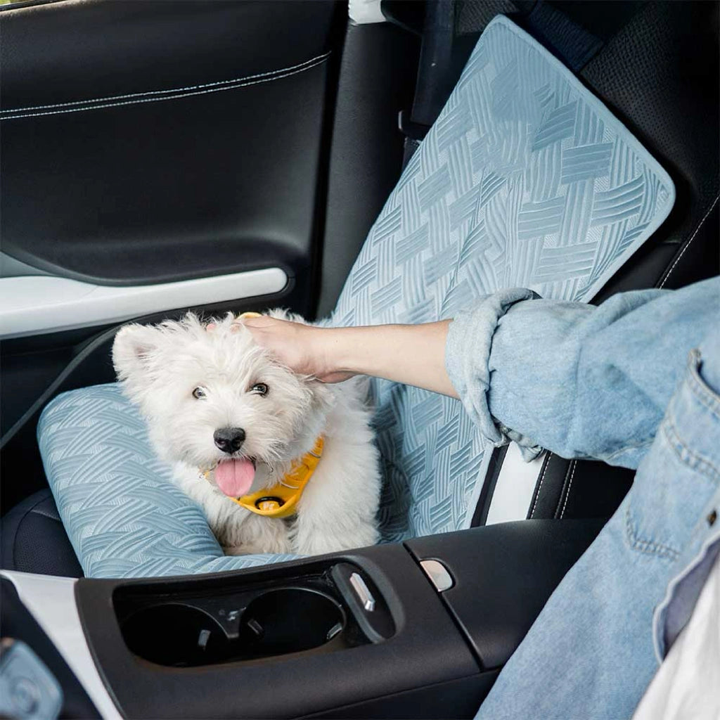 IceWeave Cooling Bolster Back Seat Dog Bed