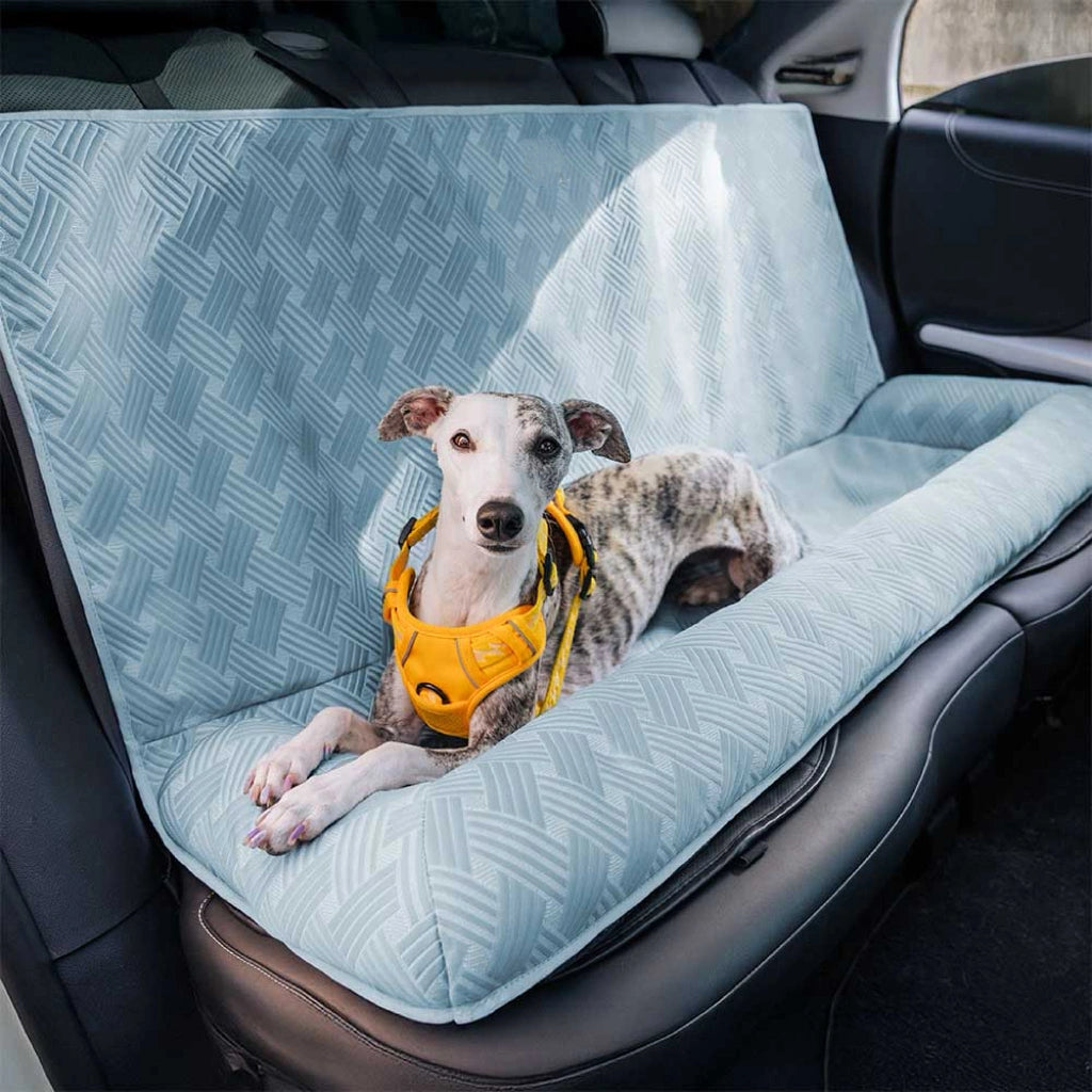 IceWeave Cooling Bolster Back Seat Dog Bed