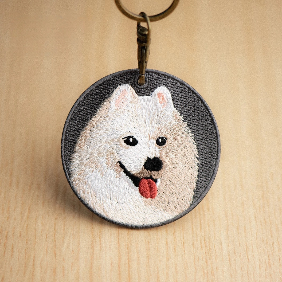 Pet Embroidery Keychain