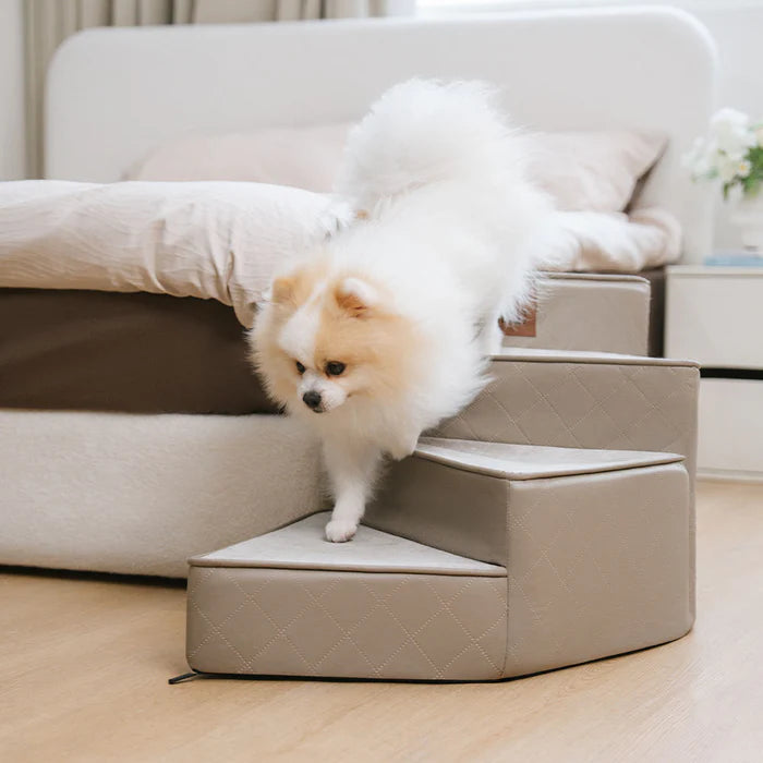Water-Repellent Faux Leather Pet Stairs
