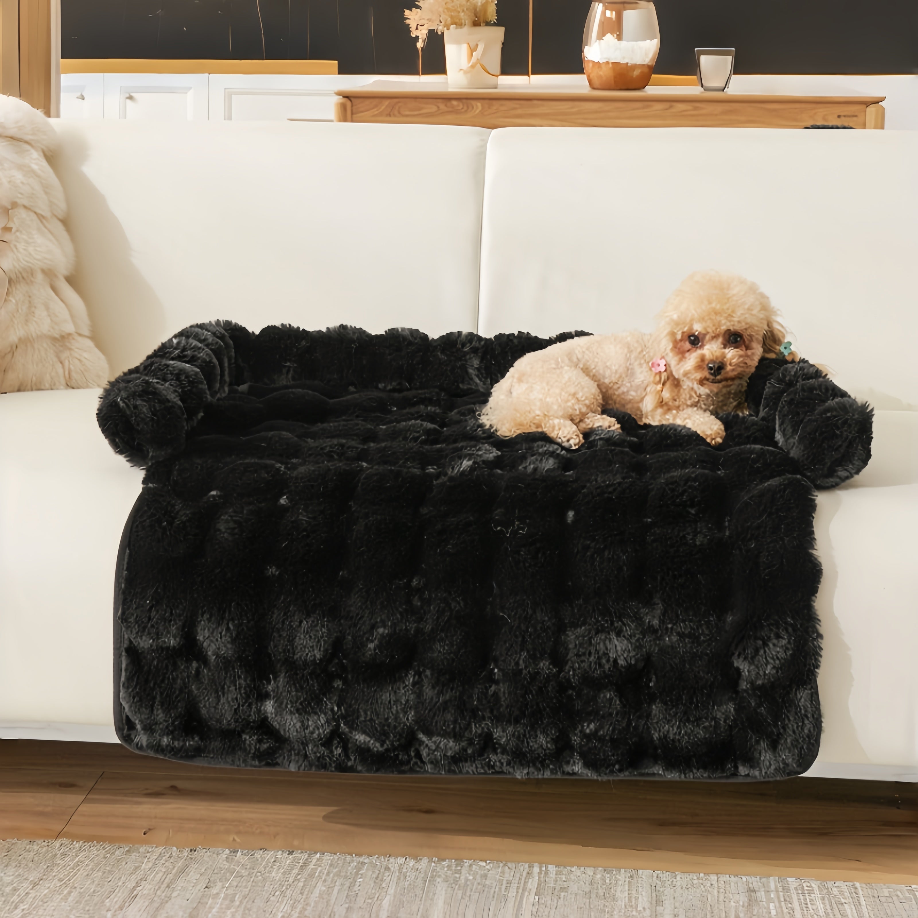 Fluffy Thickened Sofa Blanket Dog Mat Couch Protector