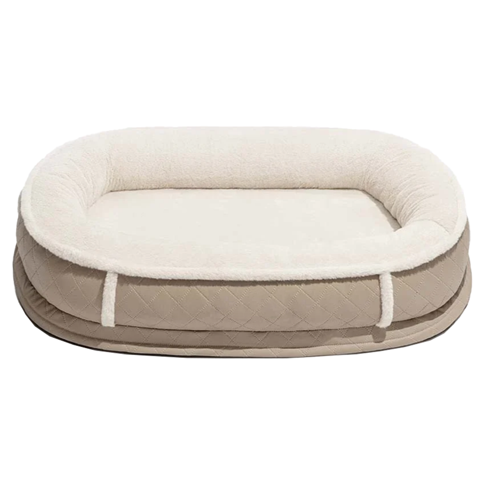 Faux Leather Luxe Orthopedic Donut Bed