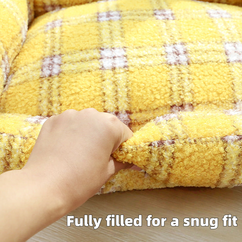 British Style Terry Pet Sofa Bed