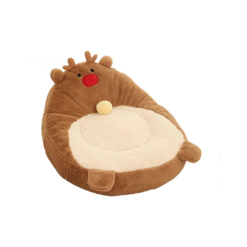 Chritstmas Reindeer Pet Calming Bed