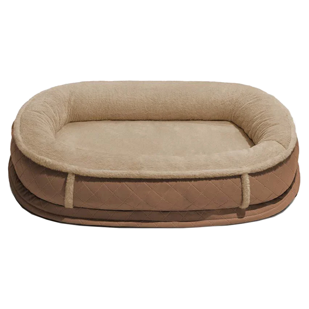 Faux Leather Luxe Orthopedic Donut Bed