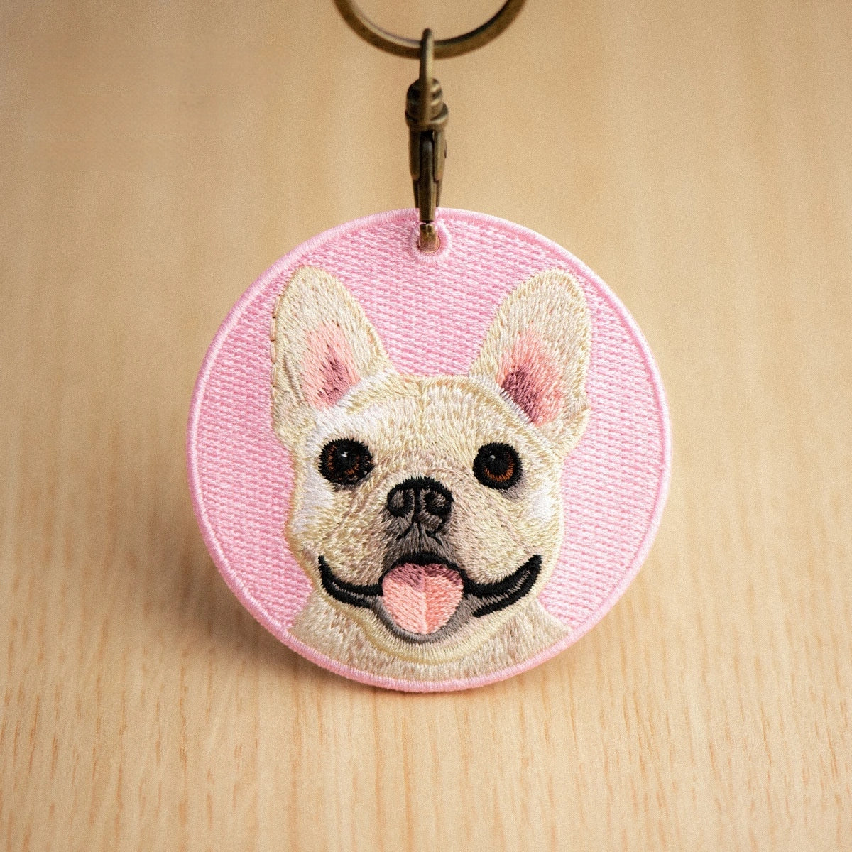 Pet Embroidery Keychain