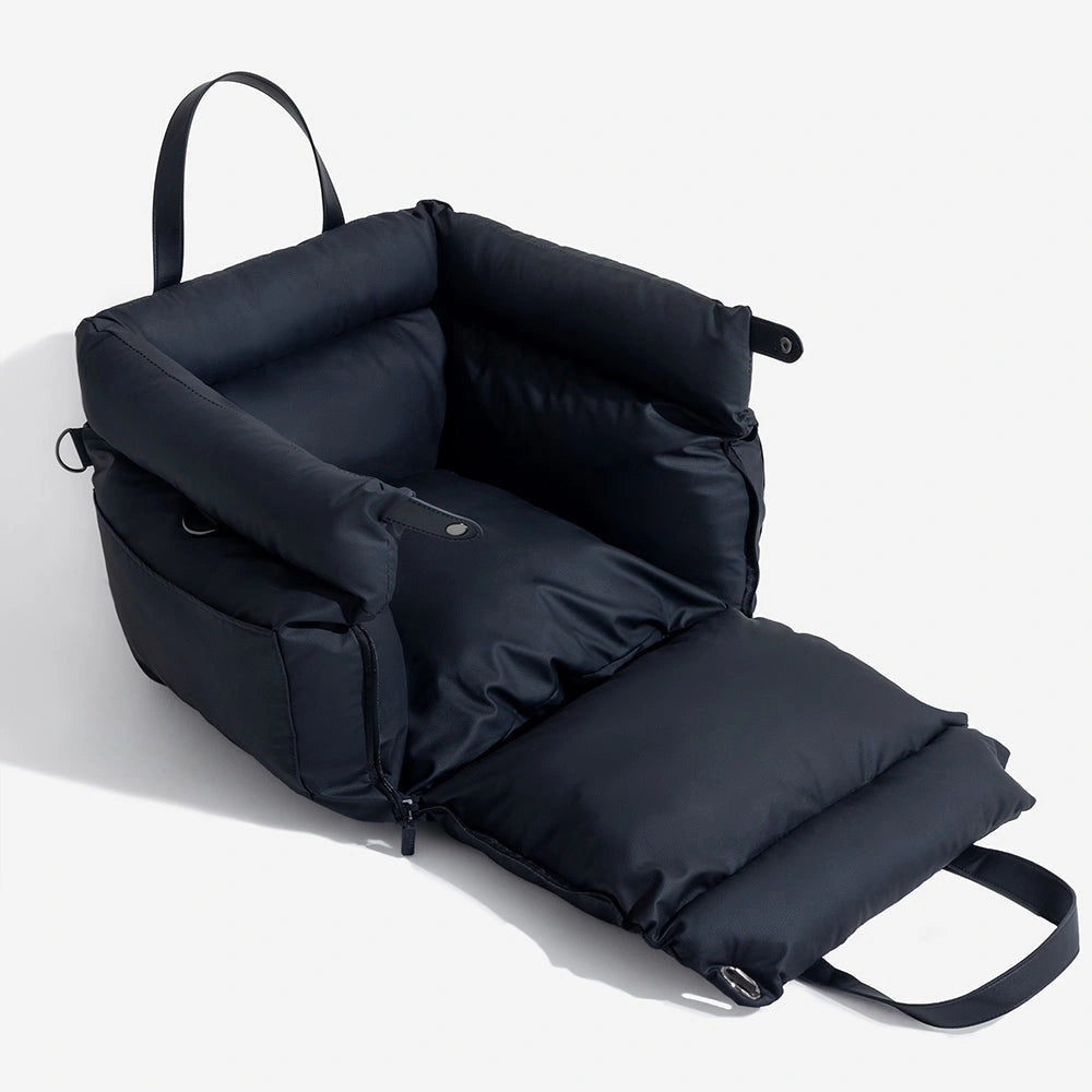 Black Premium Dog Car Elevated Bed