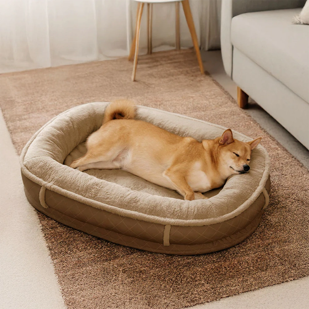 Faux Leather Luxe Orthopedic Donut Bed