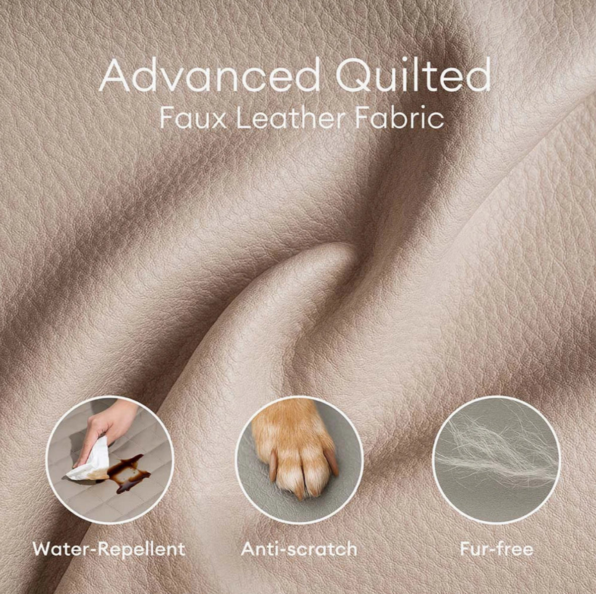 Faux Leather Luxe Orthopedic Donut Bed