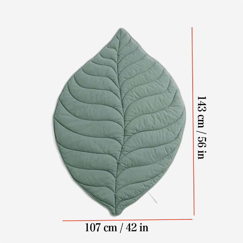 Green Leaf Dog Blanket