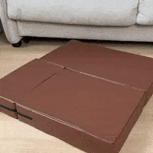 Converts to a Pet Bed When Laid Flat