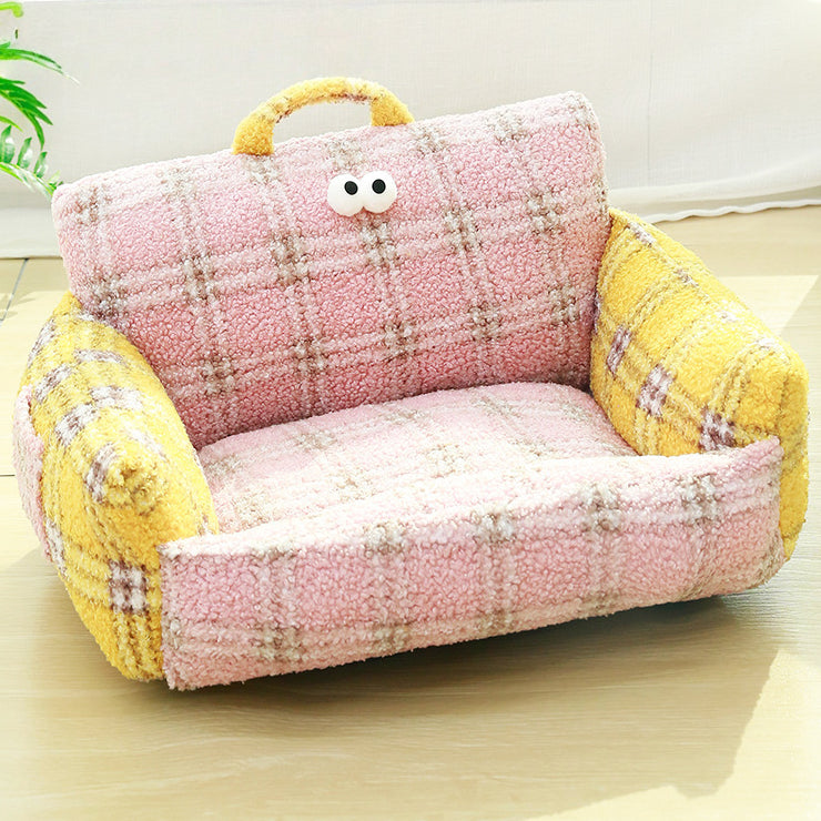 British Style Terry Pet Sofa Bed