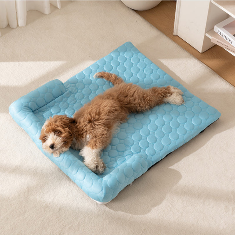 IceWeave Cooling Bolster Blanket Dog Couch Protector