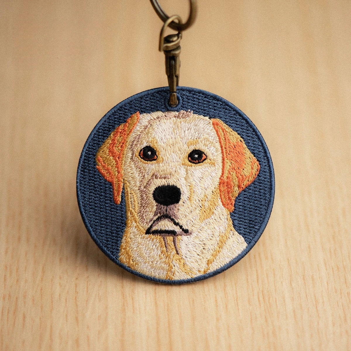 Pet Embroidery Keychain