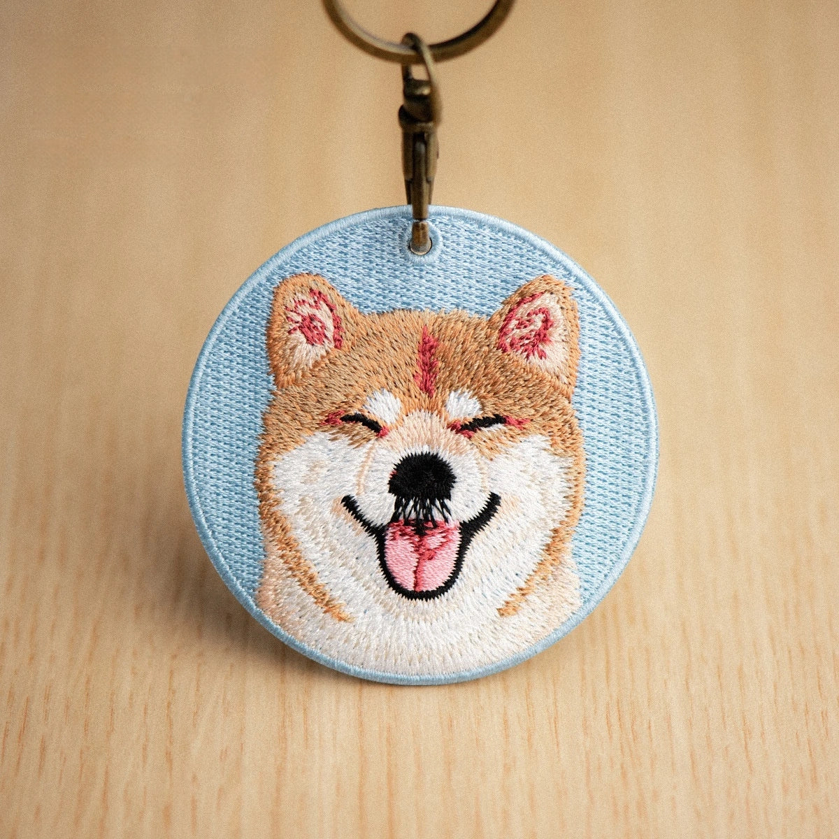 Pet Embroidery Keychain