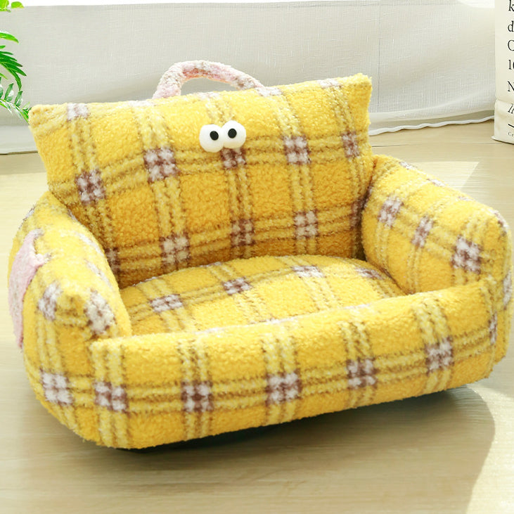 British Style Terry Pet Sofa Bed